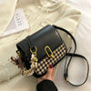 Autumn/winter Texture Bag 2022 Female Bag Ins Niche Messenger Bag Premium Square Bag Houndstooth Shoulder Bag