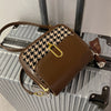 Autumn/winter Texture Bag 2022 Female Bag Ins Niche Messenger Bag Premium Square Bag Houndstooth Shoulder Bag