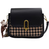 Autumn/winter Texture Bag 2022 Female Bag Ins Niche Messenger Bag Premium Square Bag Houndstooth Shoulder Bag