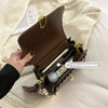 Autumn/winter Texture Bag 2022 Female Bag Ins Niche Messenger Bag Premium Square Bag Houndstooth Shoulder Bag