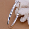 B081   silver plated fine jewelry,Wholesale   piercing fashion Bangles Finished Round Bracelets /akyajcfa