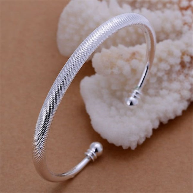 B159   silver plated fine jewelry,Wholesale   piercing fashion Bangles 925 fashion Bracelets /amgajdna
