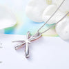 BAFFIN Cute Pink Dragonfly Pendant Necklaces Long Chain Maxi Collars Crystals From Swarovski Jewelry For Girls Women
