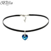 BAFFIN Heart Pendant Choker Necklace Crystals From SWAROVSKI Elements Rope Chain Necklace For Women 2021 Christmas Day