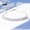 BAIHE Solid 14K Yellow Gold 1ct Certified H/SI 100% Genuine Natural Diamonds Engagement Women Trendy Fine Jewelry GIFT Bracelet
