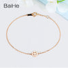 BAIHE Solid 18K Yellow Gold(AU750) Certified Engagement & Wedding Women Trendy Fine Jewelry Fashion Gift Fashion Bracelet
