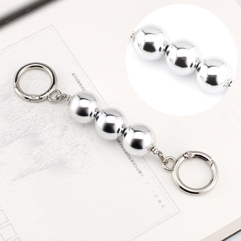 BAMADER Bags Accessories Extend The Pearl Chain Woman Bag Extension Shoulder Strap Pearl Decoration Apply to Extension Bag Strap