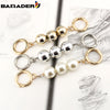 BAMADER Bags Accessories Extend The Pearl Chain Woman Bag Extension Shoulder Strap Pearl Decoration Apply to Extension Bag Strap