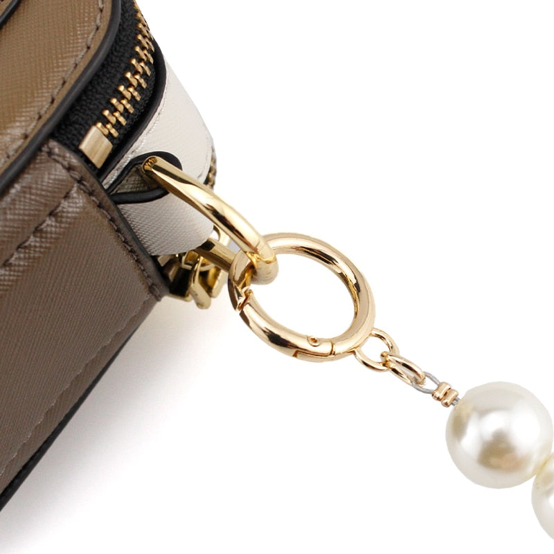 BAMADER Bags Accessories Extend The Pearl Chain Woman Bag Extension Shoulder Strap Pearl Decoration Apply to Extension Bag Strap