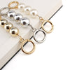 BAMADER Bags Accessories Extend The Pearl Chain Woman Bag Extension Shoulder Strap Pearl Decoration Apply to Extension Bag Strap