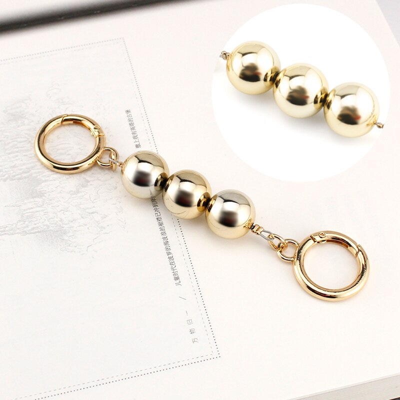 BAMADER Bags Accessories Extend The Pearl Chain Woman Bag Extension Shoulder Strap Pearl Decoration Apply to Extension Bag Strap