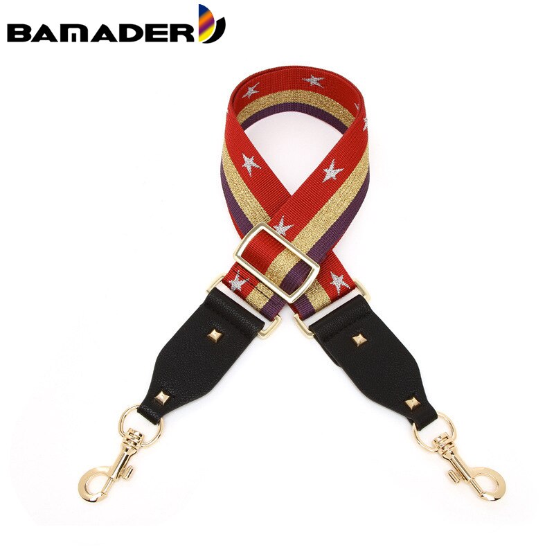 BAMADER Canvas Women Colored Shoulder Strap Ladies Bag Accessories Adjustable Removable Wide Shoulder Bag Strap Sale