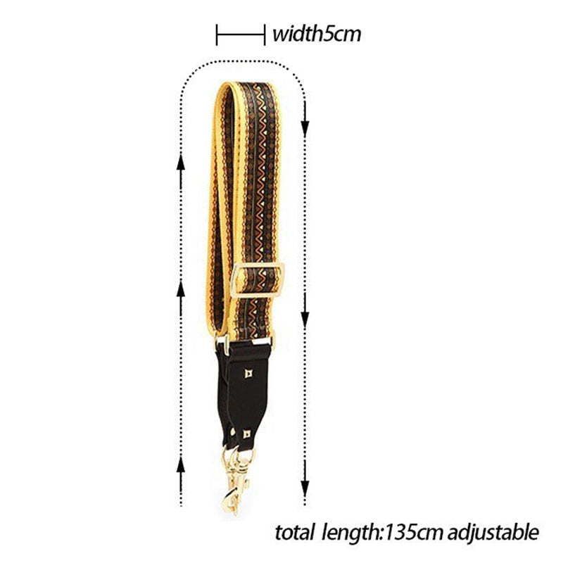 BAMADER Canvas Women Colored Shoulder Strap Ladies Bag Accessories Adjustable Removable Wide Shoulder Bag Strap Sale