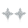100% 925 Sterling Silver Sparkling CZ Tree of Life Circle Earrings Jackets for Women Sterling Silver Jewelry SCE354-1X