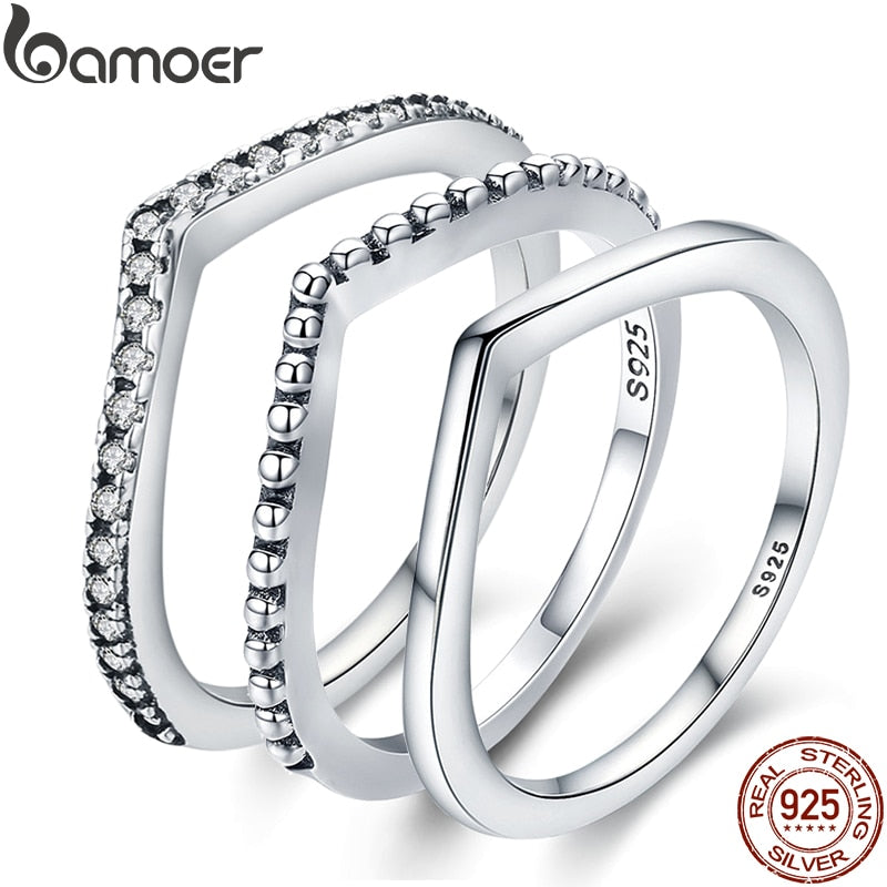 100% 925 Sterling Silver Water Droplet Clear CZ Finger Rings for Women Wedding Engagement Jewelry Girlfriend Gift PA7649