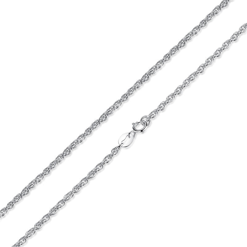 Classic Basic Chain 100% 925 Sterling Silver Lobster Clasp Adjustable Necklace Chain Fashion Jewelry SCA009-45