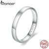 High Quality 925 Sterling Silver Wedding Ring Classic Round Finger Ring Women Wedding Engagement Jewelry Gift SCR343
