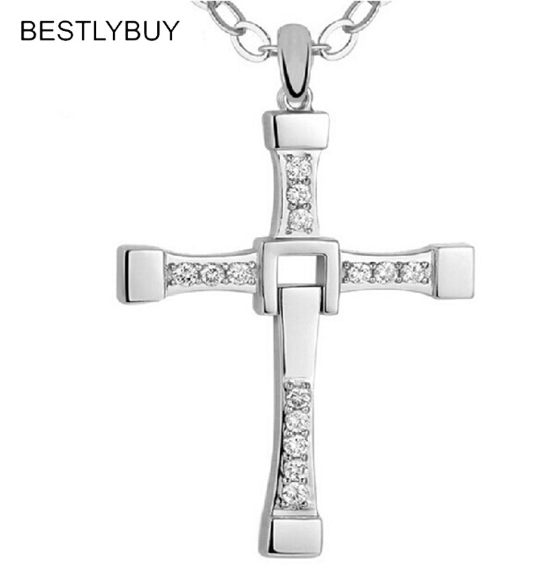 BEATLYBUY Fashion 925 Sterling Silver Cross Pendant Necklace For Women and Men Fine Necklaces & Pendants