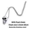 BEIER Bottle Opener 316l Stainless steel Skull Goat Head Pendant Necklace Biker Retro Vintage Hollowen Charm Jewelry BP8-461