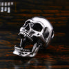 BEIER Bottle Opener 316l Stainless steel Skull Goat Head Pendant Necklace Biker Retro Vintage Hollowen Charm Jewelry BP8-461