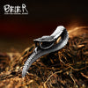 BEIER Vintage Lifelike Three-dimensional Women Men Snake Stainless Steel Pendant Chain Necklace Jewelry BP8-711