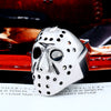 Men Ring Stainless Steel Biker Jason Voorhees Hockey Halloween Mask with red colour Antique Male Co Jewelry BR8-461