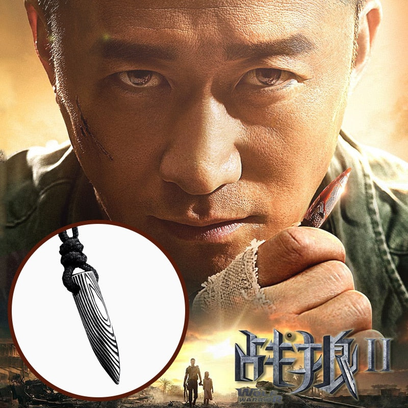 BEIER War Wolf movie  Bullet pendant necklace stainless steel Moive Jewelry for man gift BP8-254