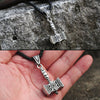 BEIER Norse Viking Tomahawk Pendant necklace  mjolnir pendant North Necklace Stainless Steel Chain Necklace  Jewelry BP8-482