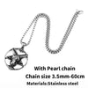 BEIER Stainless steel  Pentagram Pan God Skull Goat Head Pendant Necklace Satanism Occult Metal Vintage Star for Man BP8-342