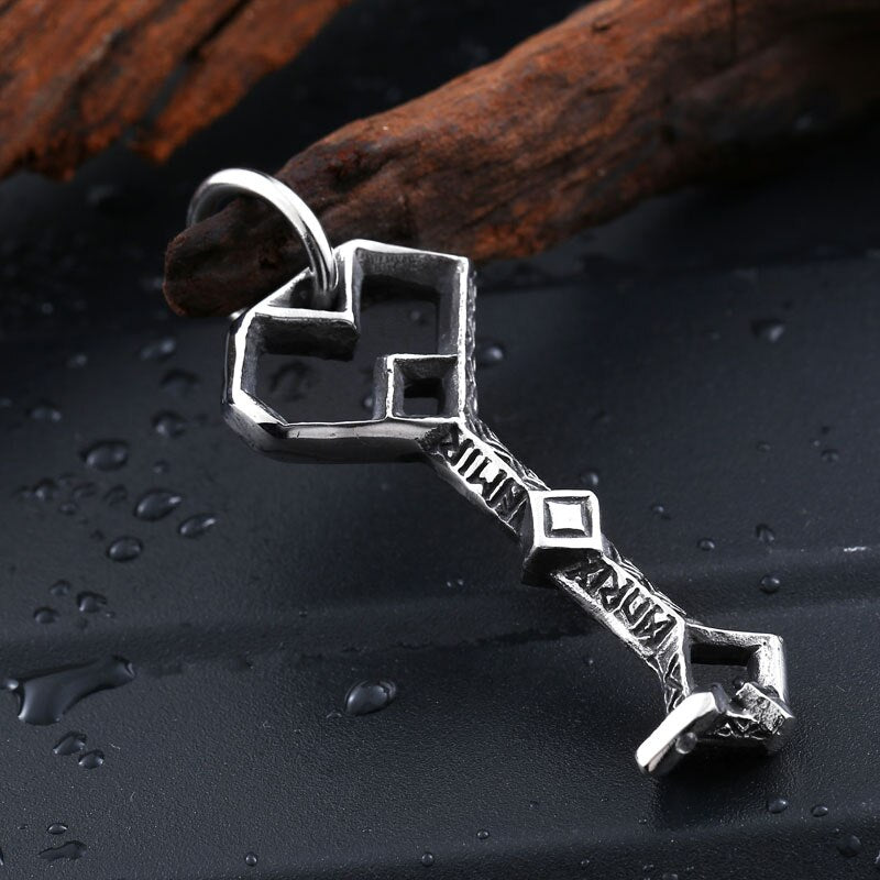 BEIER Vintage Jewelry Metal Stainless Steel Necklace for Men Jewelry key Pendant Necklace For Women Jewelry BP8-029