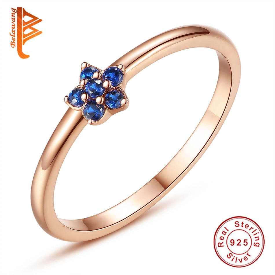 Aliexpress 828 Big Promotion Classic 925 Sterling Silver Rings Wedding Jewelry Rose Gold Ring for Women Antiallergic