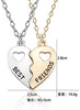 BFF Friendship Necklace for 2 Friend Necklaces BFF Gifts for 2 Matching Heart Friends Forever Pendant Necklaces Set