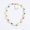 BK Pearl Chokers Jewelry Colorful Resin Beads Bib Collar Chunky Neck Necklaces Women Girl Fancy Gift