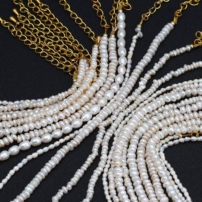 BLIN Natural Freshwater Pearl Pendant Necklaces For Women Baroque Irregular Pearl Chokers Necklaces Popular Stacked Jewelry