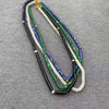 BLIN  Natural Stone Necklace Colorful Semi-precious Stones Handmade Beaded Chokers Necklaces Women Jewelry