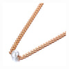 BOBOTUU Goth Stainless Steel White Pearl Choker Necklaces For Women Girls Bohemia Party Leaflet Charm Pendant Necklace BN20098