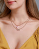 BOHO Letter Name Chain Butterfly Necklace Pendant For Women Golden Choker Jewelry