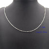 925 Sterling Silver Link Chains Necklaces Fit For Pendant Charm For Women Men Luxury S925 Jewelry Gift 40cm 45cm