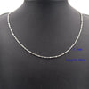 925 Sterling Silver Link Chains Necklaces Fit For Pendant Charm For Women Men Luxury S925 Jewelry Gift 40cm 45cm