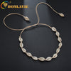 BONLAVIE Ornament Hawaiian Style Cool Casual Necklace Woven Shell Short Clavicle Necklace