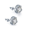 Shiny Fashion 8*8mm Round Cut 3.45ct 925 Sterling Silver Round Stud Earrings For Women Girl Earrings Fine Jewelry Gift