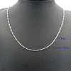 Silver 925 Jewelry Men Women Jewelry Accessories S925 Sterling Silver 40cm 45cm Diy Clavicle Chain Colar Feminino