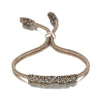 New Design All Crystal Double Circle Charm Female love silver Bracelet Women Party Wedding Jewelry Bracelets & Bangles