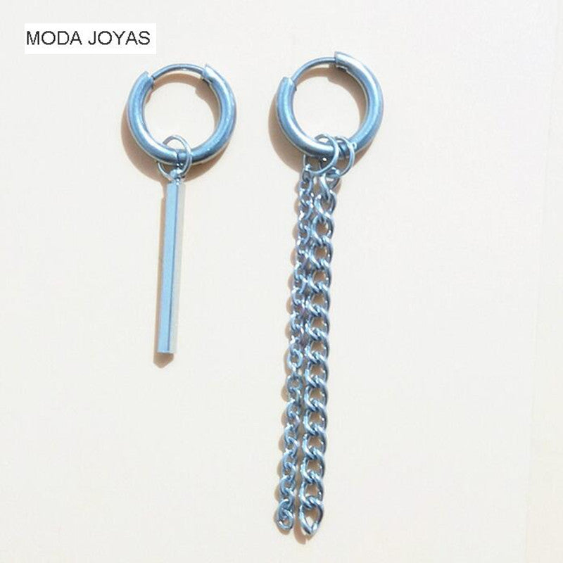 BTS Jimin Earrings Jewelry Bangtan Boys Long Earrings Tassel BTS Accessories Bangtan Brincos Asymmetric Female Girls Men