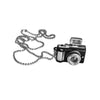 BUDROVKY Glowing Camera Pendant Men and Women Couple's Lled Light Can Flash TV Necklace