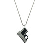 BUDROVKY Glowing Camera Pendant Men and Women Couple's Lled Light Can Flash TV Necklace