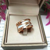 BVL couple ceramic ring, sweet and romantic, women's original  brand jewelry
