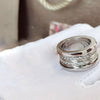 BVL couple ceramic ring, sweet and romantic, women's original  brand jewelry
