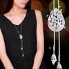 Imitation Pearl Necklaces Retro Hot Popular Vintage Leaf Pearl Collar Statement Necklace Long Jewelry For Women