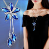 Imitation Pearl Necklaces Retro Hot Popular Vintage Leaf Pearl Collar Statement Necklace Long Jewelry For Women